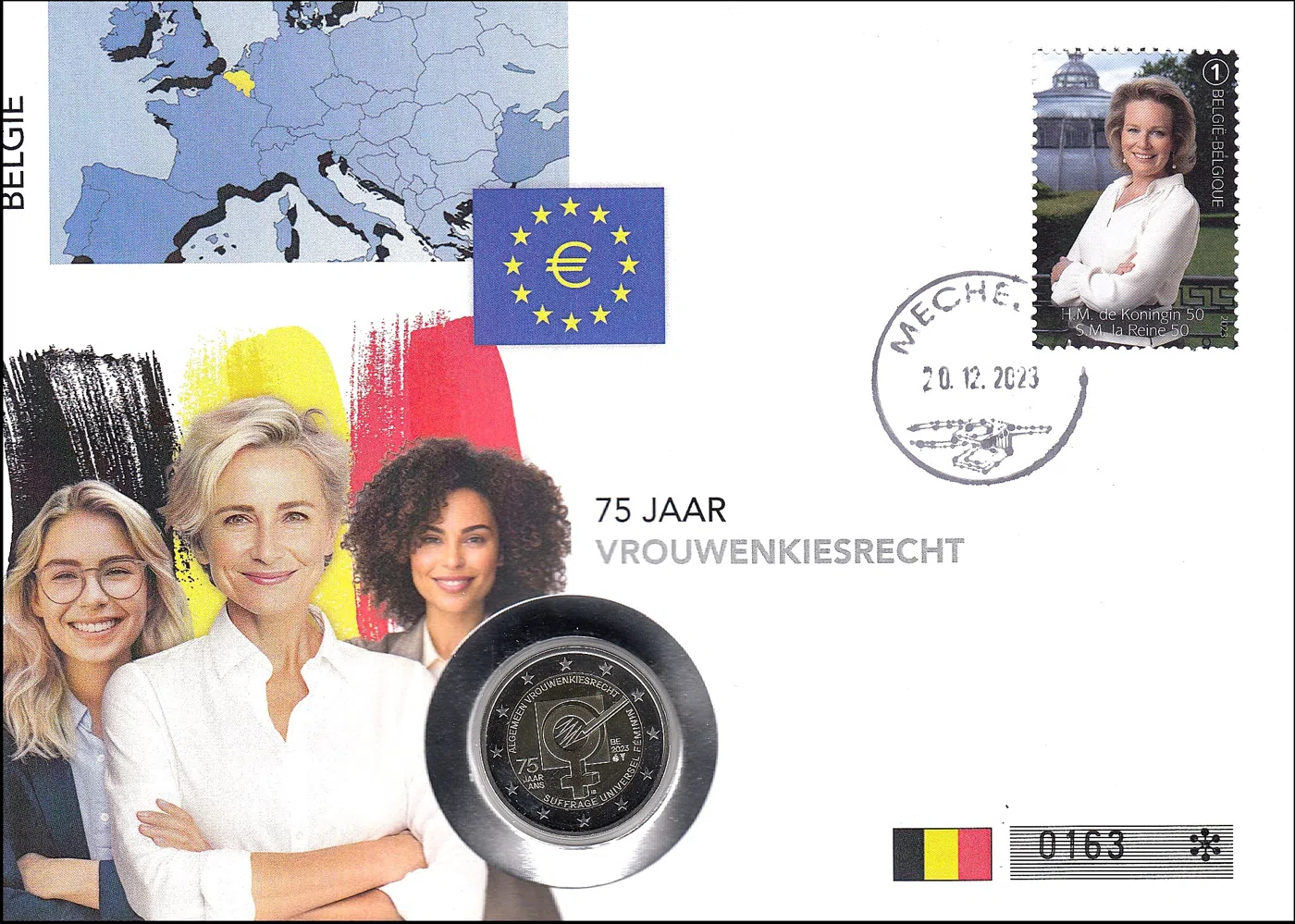 75. OBLETNICA NACIONALNE VOLILNE PRAVICE ZA ŽENSKE V BELGIJI